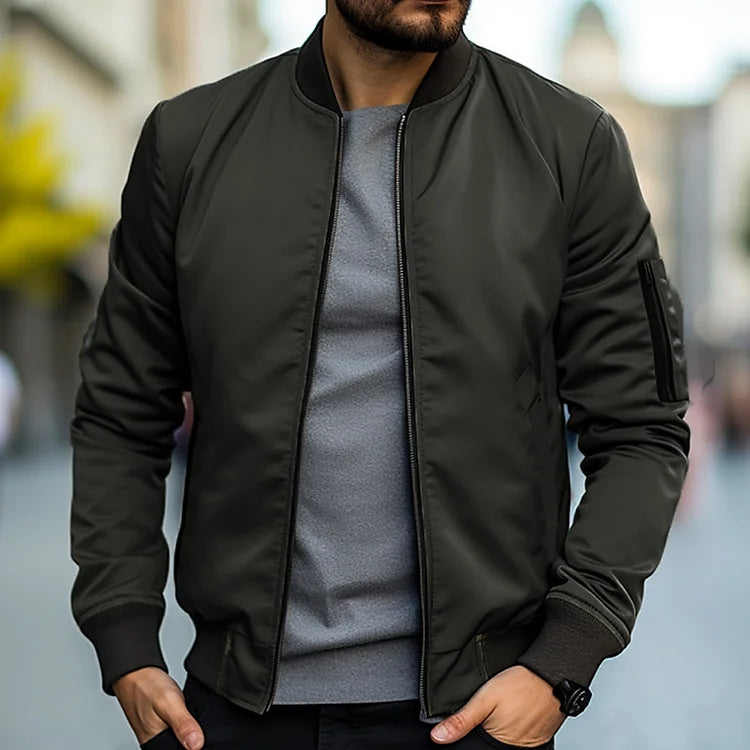 Timo™ Casual Bomberjas voor Heren met Moderne Details