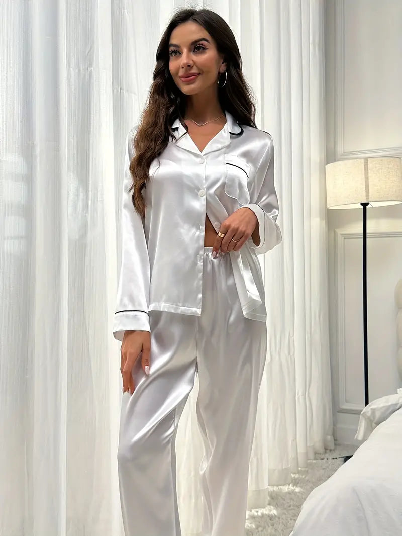 Tamara™ Tijdloze Satijnen Pyjama