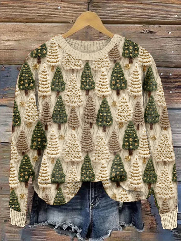 Mina™ - Winterthema Longsleeve Vrouwen