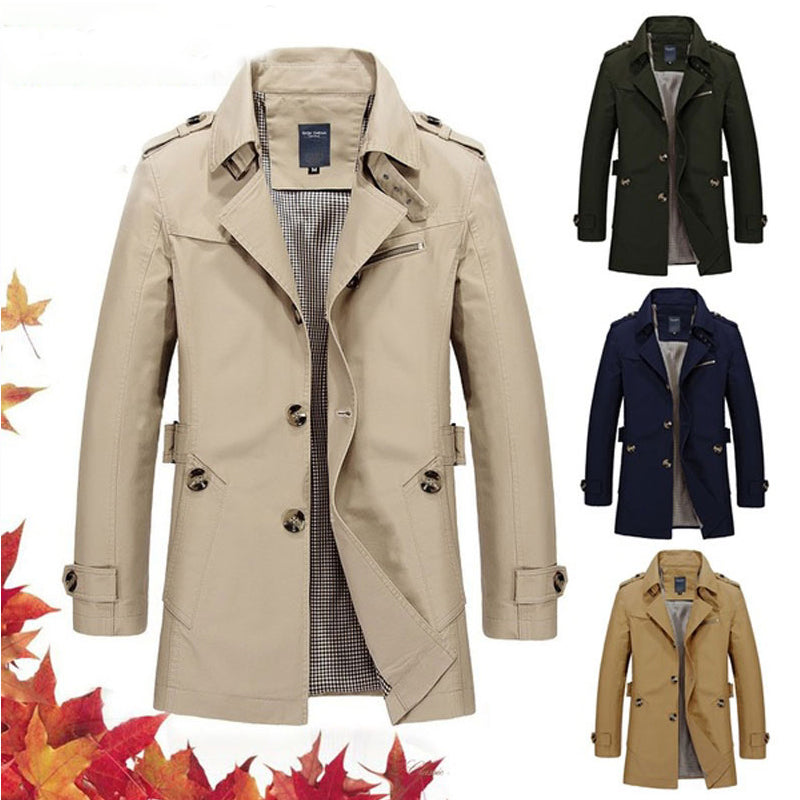 Moderne Stedelijke Streetwear Trench Coat