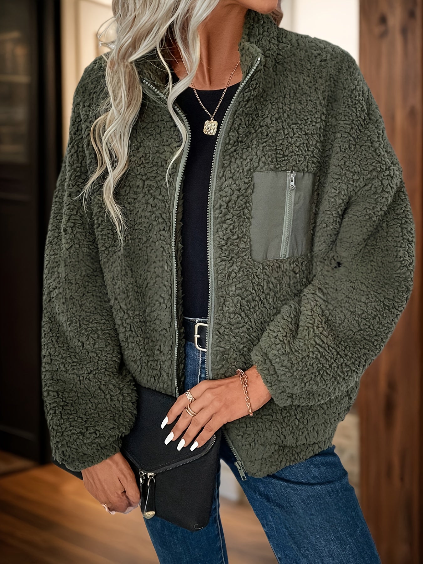 Maria™ - Elegante Groene Teddyjas