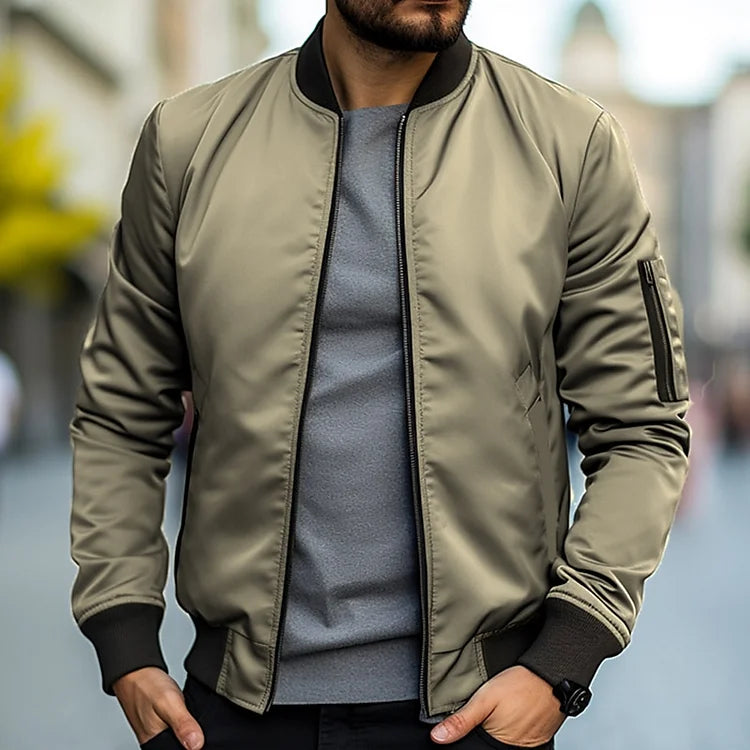 Timo™ Casual Bomberjas voor Heren met Moderne Details