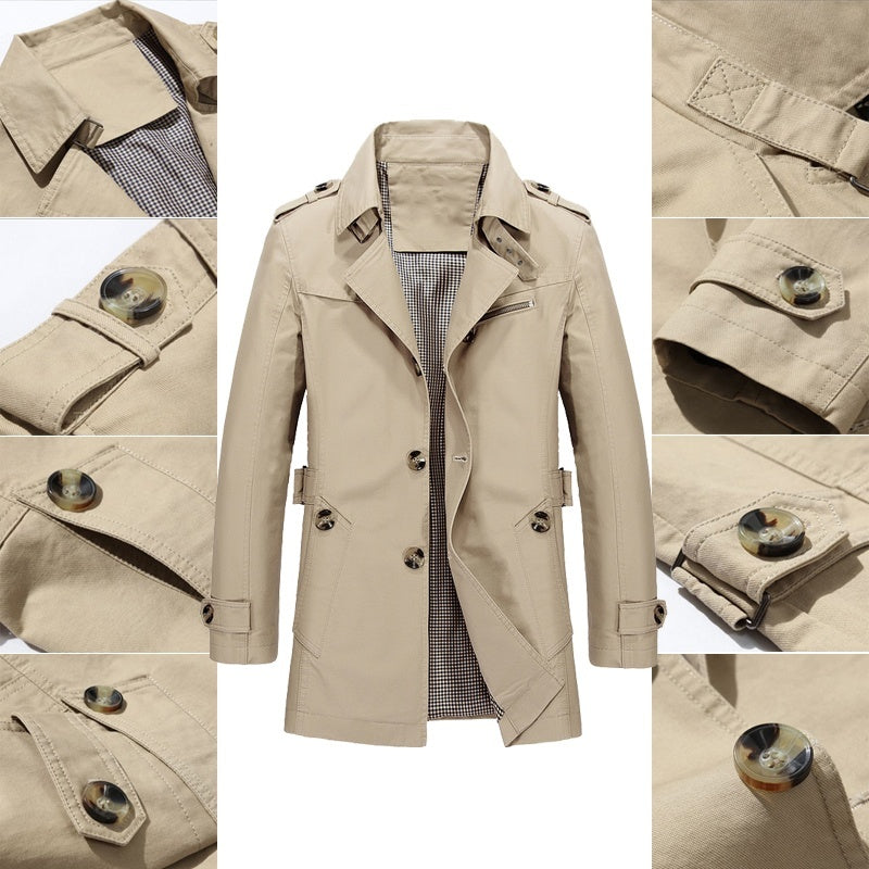 Moderne Stedelijke Streetwear Trench Coat