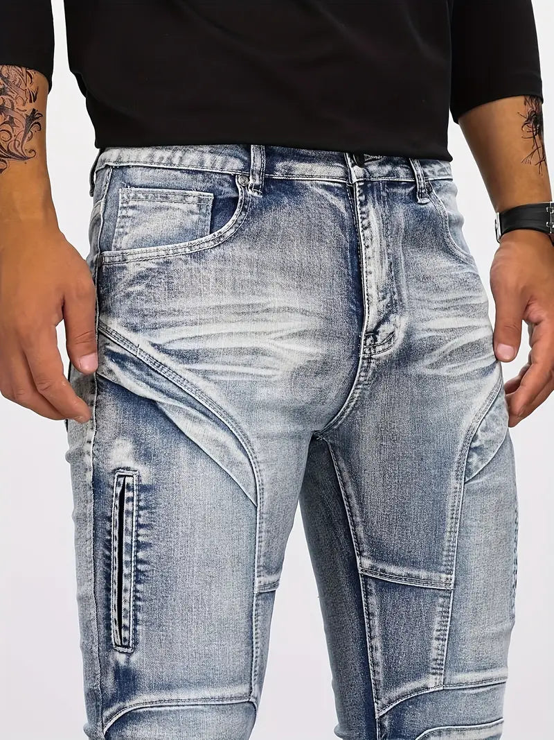 Ryan™ Moderne Biker Geïnspireerde Skinny Jeans