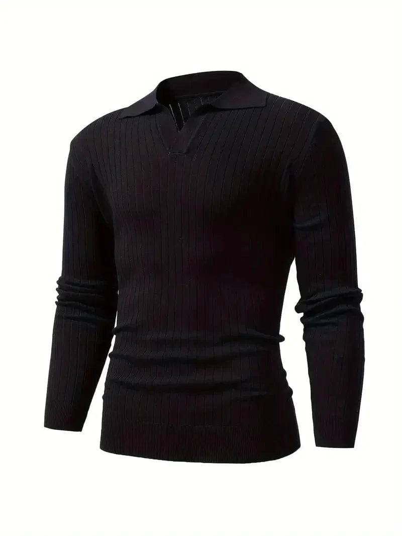 Slim Fit Gebreide Pullover voor Comfort