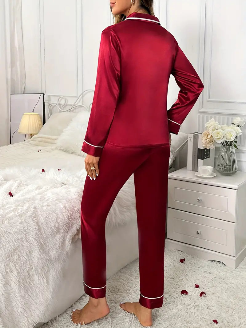 Tamara™ Tijdloze Satijnen Pyjama