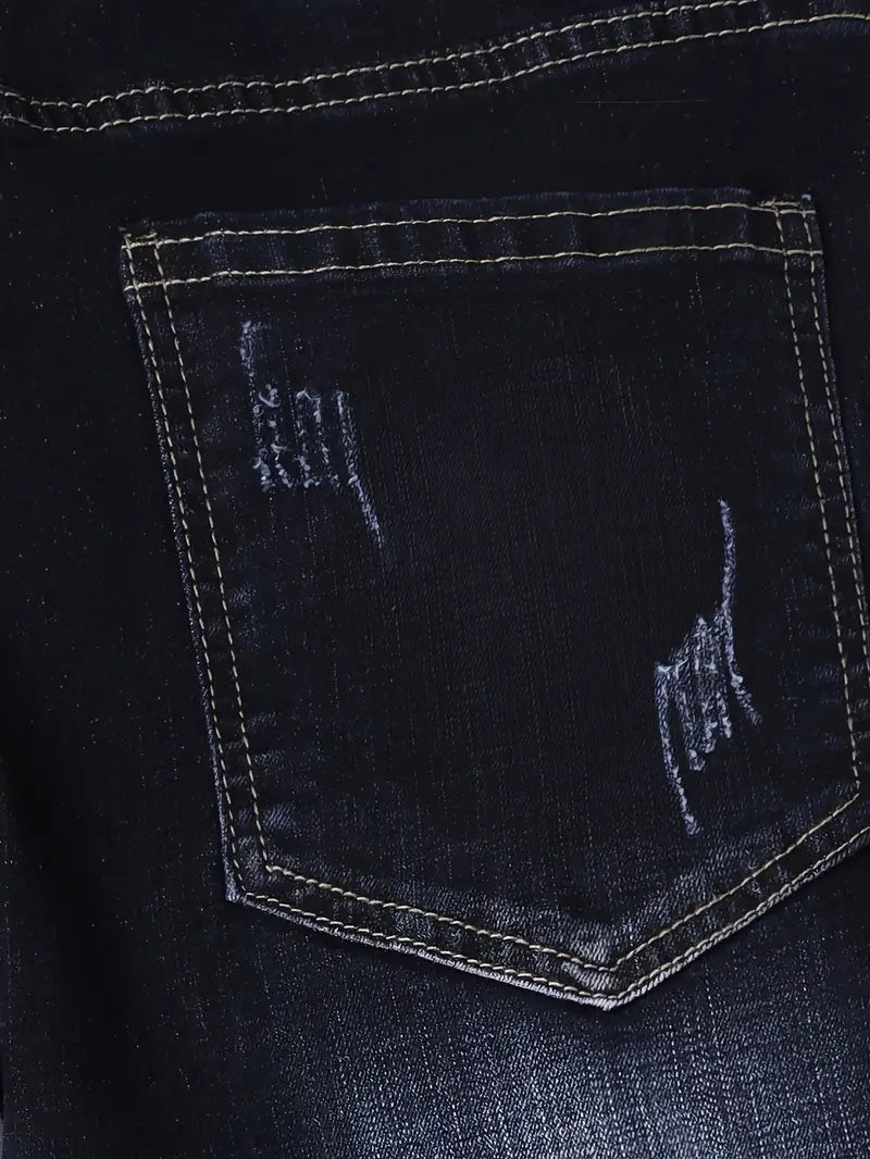 Jayden™ Versleten Skinny Jeans met Gescheurde Details