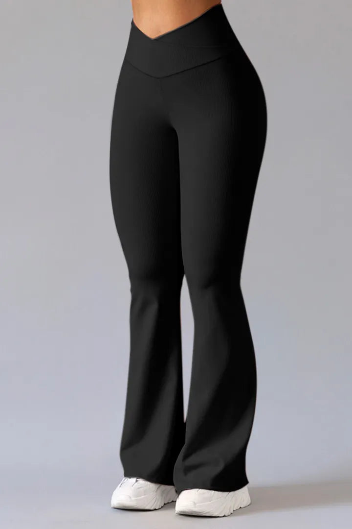 Ademende flared broek voor lente zomer