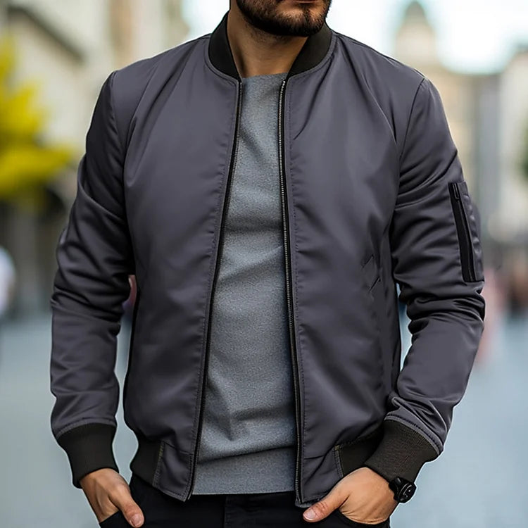 Timo™ Casual Bomberjas voor Heren met Moderne Details