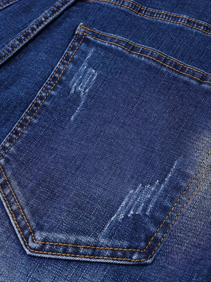 Jayden™ Versleten Skinny Jeans met Gescheurde Details