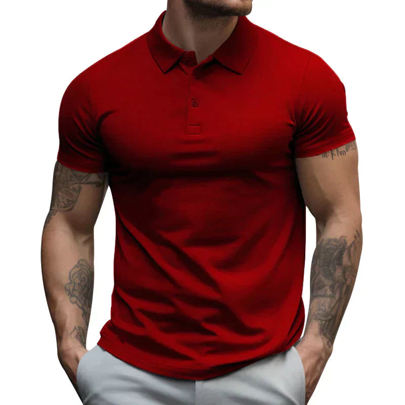 Korte Mouw Poloshirt Voor Mannen Zomer