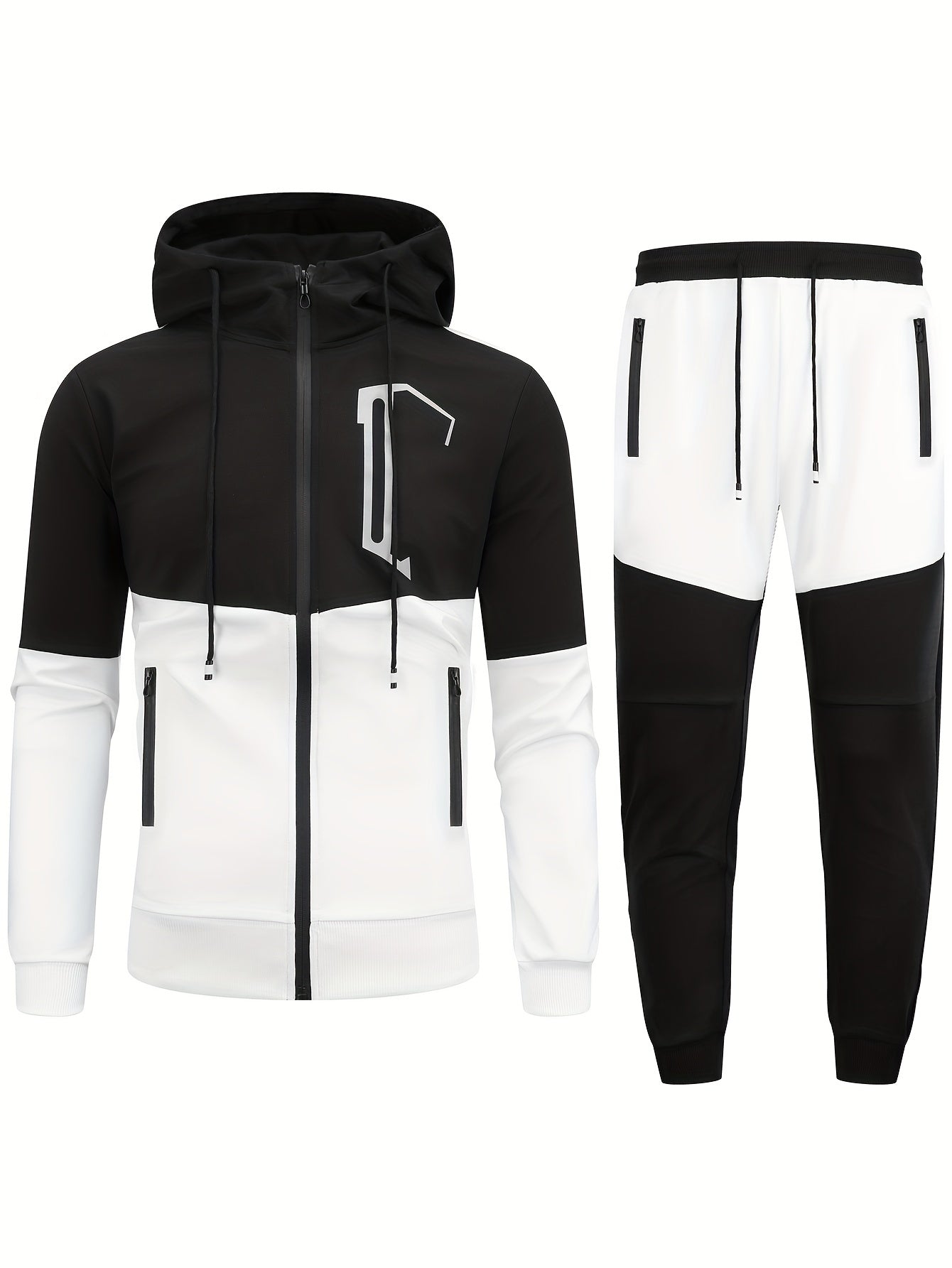 Kai™ Stijlvolle Zip Hoodie met Joggingbroeken