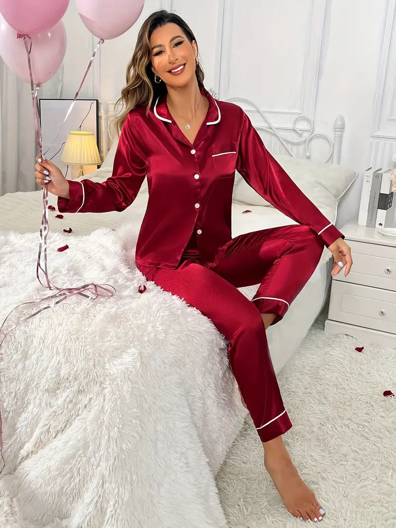 Tamara™ Tijdloze Satijnen Pyjama