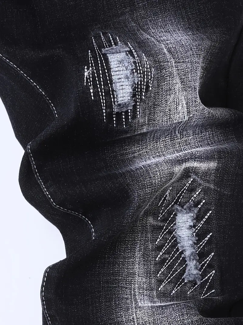 Jayden™ Versleten Skinny Jeans met Gescheurde Details