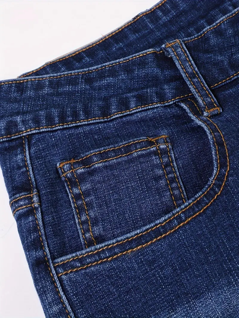 Jayden™ Versleten Skinny Jeans met Gescheurde Details