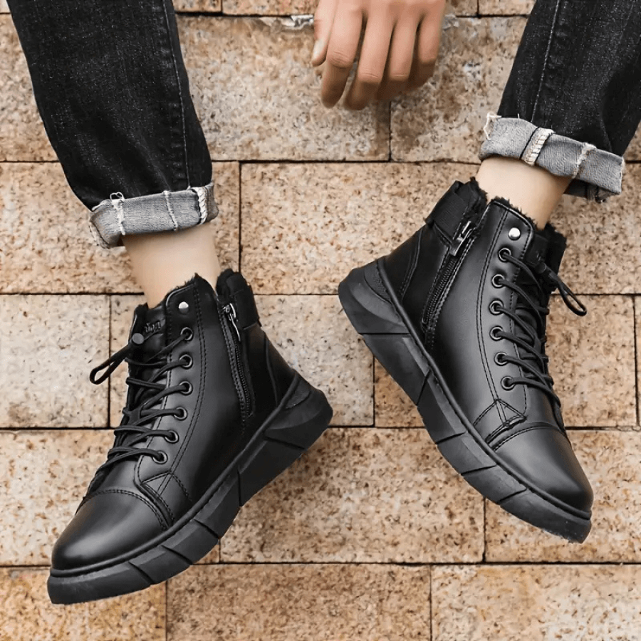 Black™ - Leren Schoenen Mannen