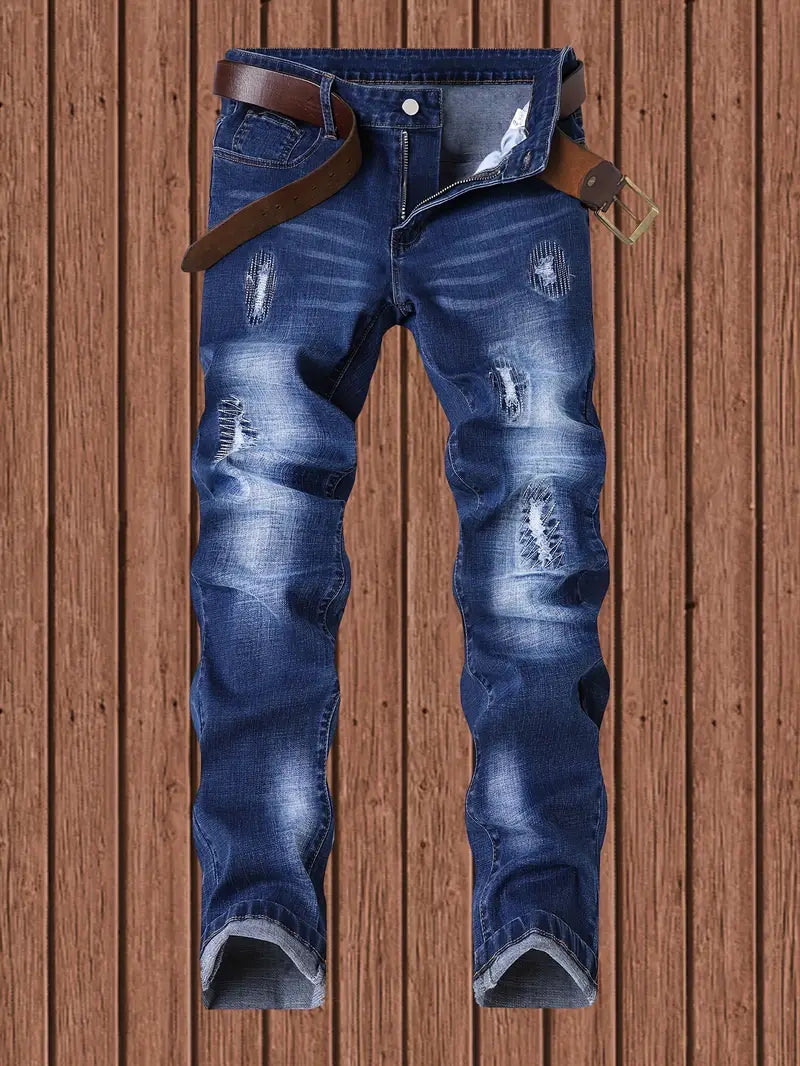 Jayden™ Versleten Skinny Jeans met Gescheurde Details