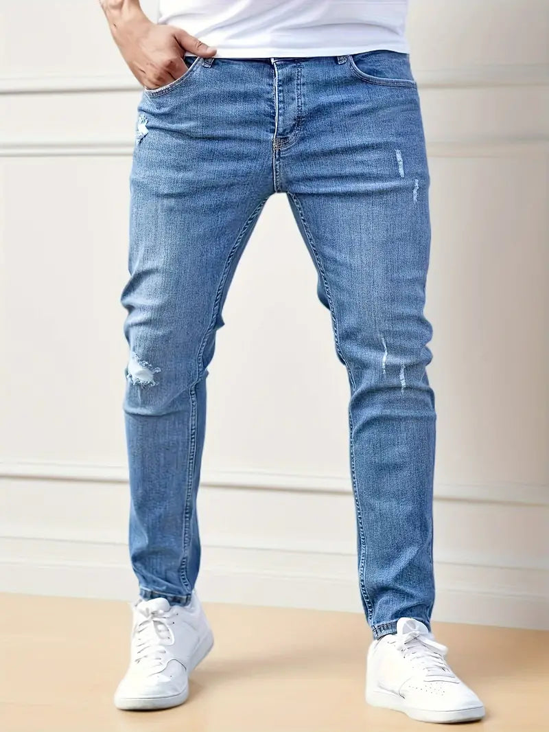 Liam™ Slim Fit Vrijetijdsjeans voor Mannen met Smalle Pasvorm