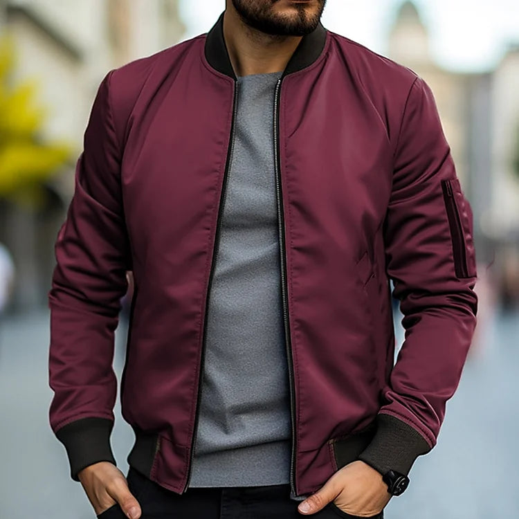 Timo™ Casual Bomberjas voor Heren met Moderne Details