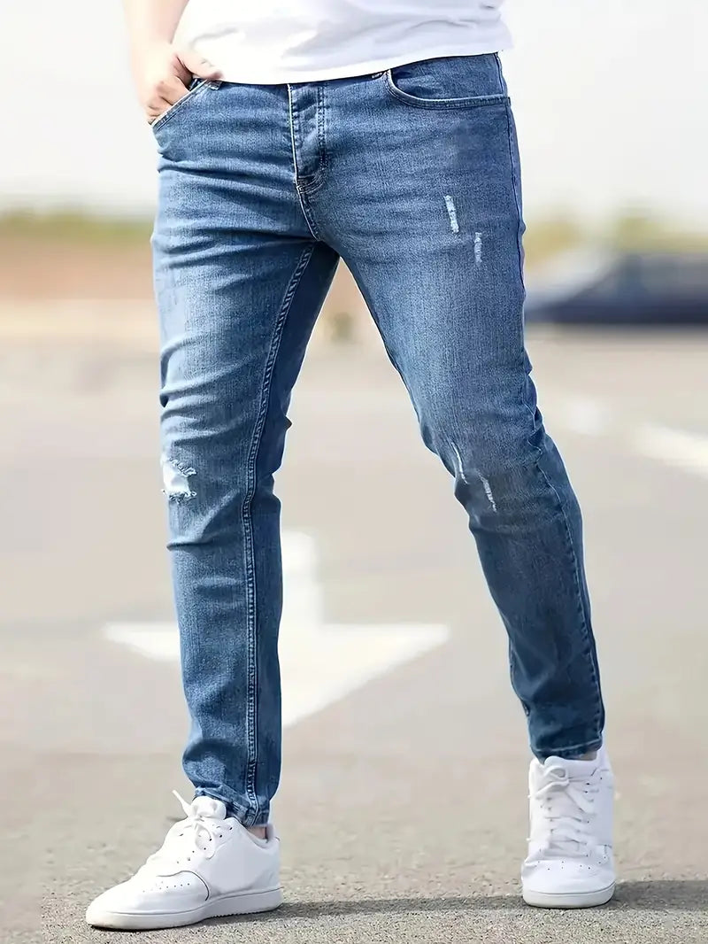 Liam™ Slim Fit Vrijetijdsjeans voor Mannen met Smalle Pasvorm