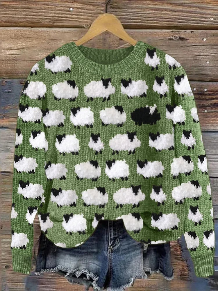 Mina™ - Winterthema Longsleeve Vrouwen