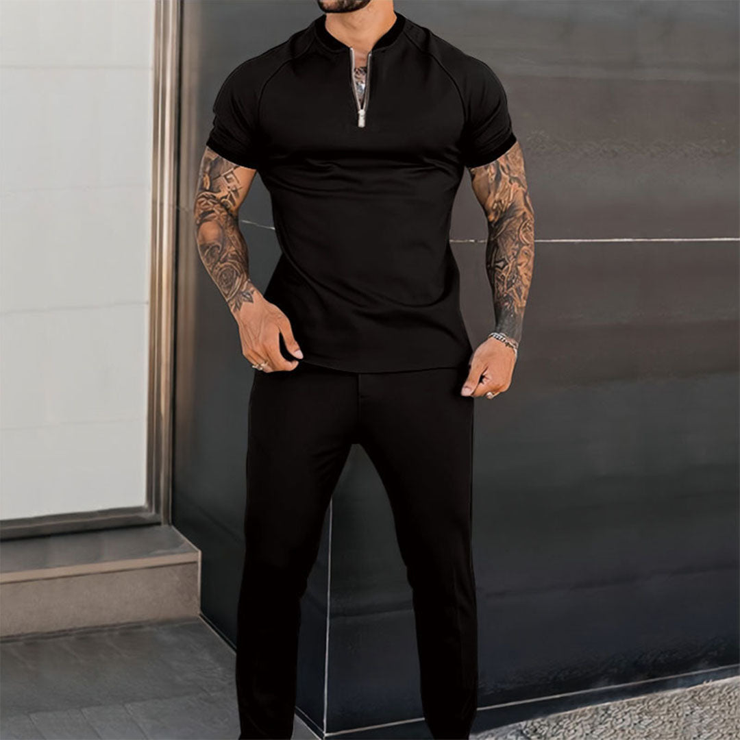 Oliver™ Stijlvolle Casual Set met Elastische Taille