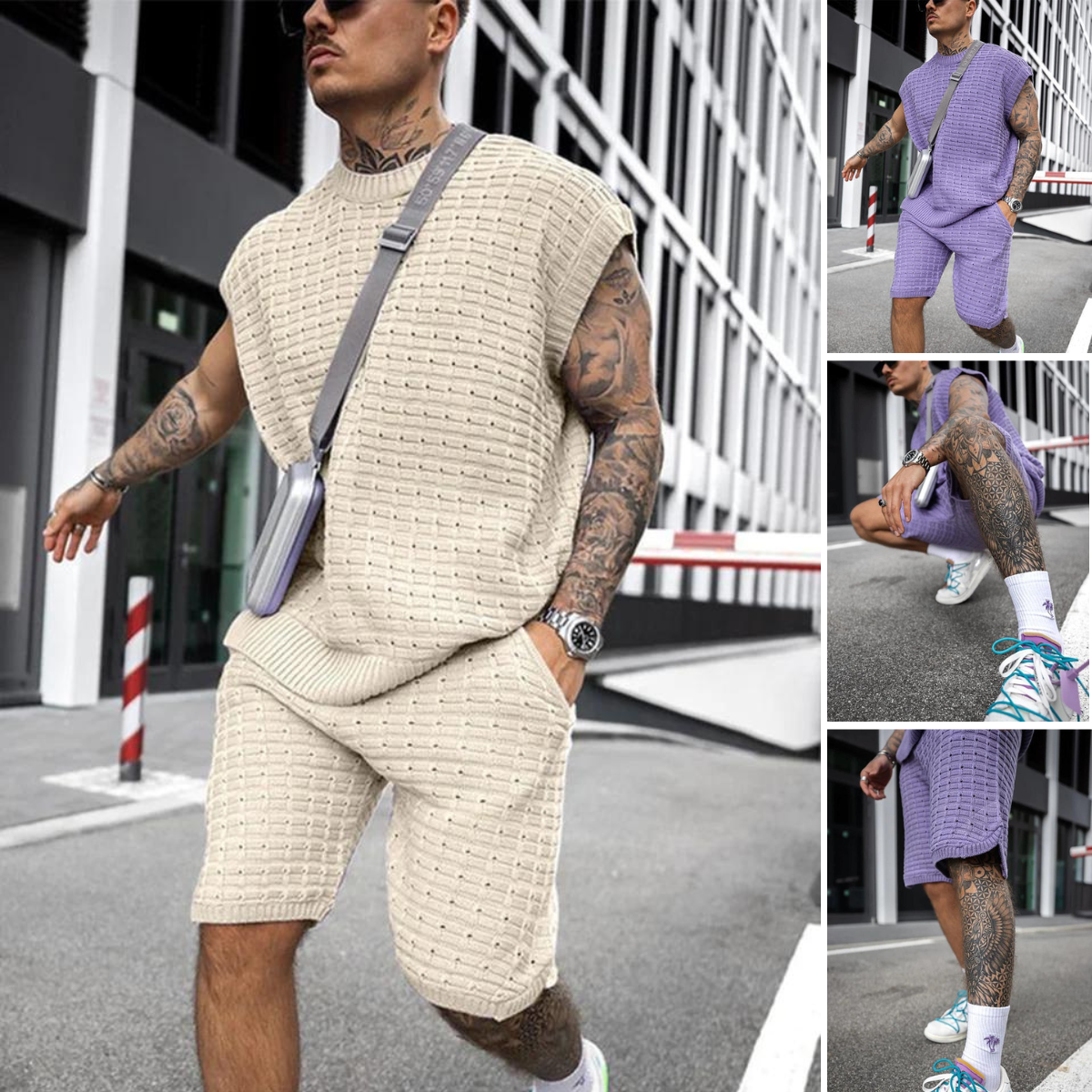 Liam™ Ademend Heren Tricot Set voor Sport