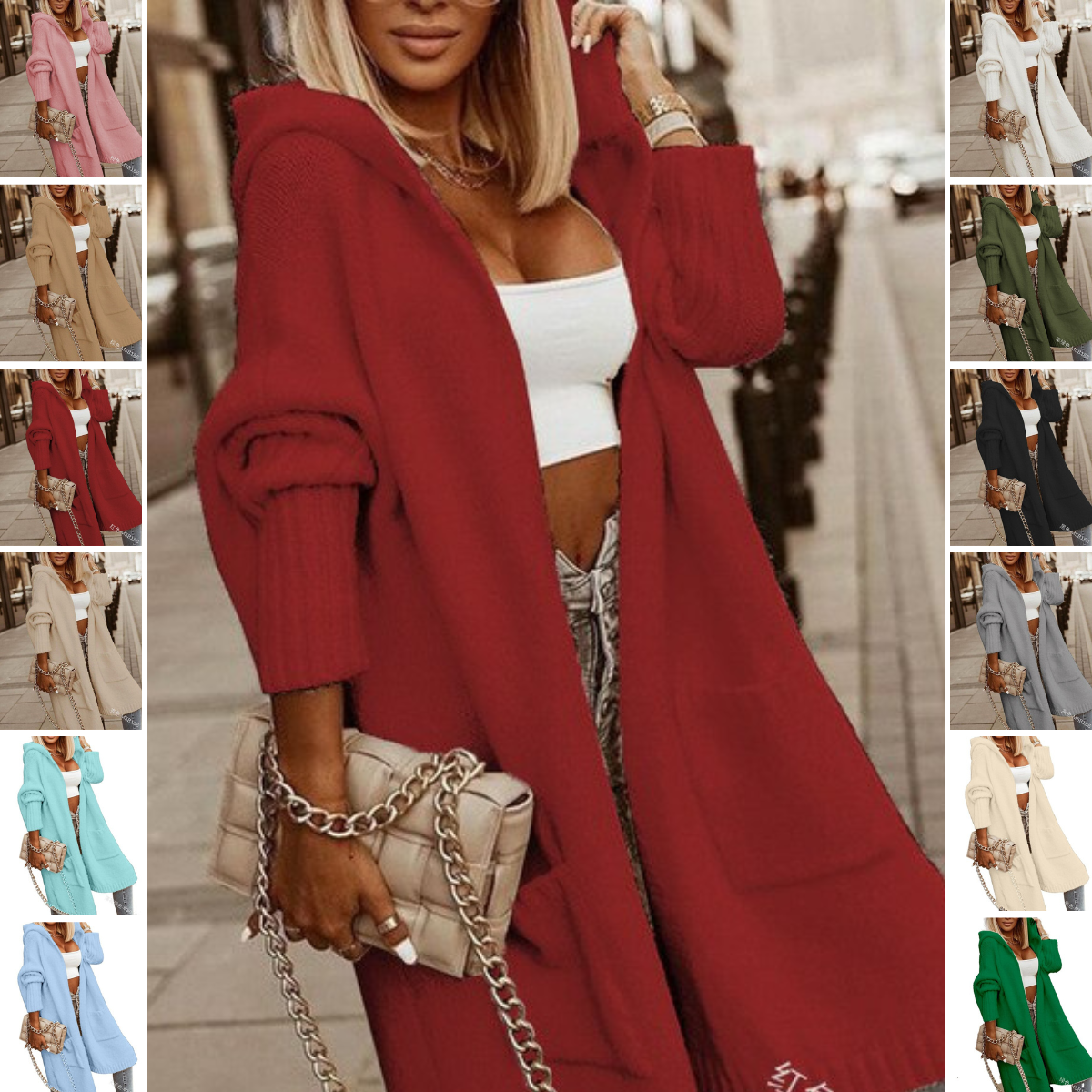 Stijlvolle Open Cardigan met Zakken