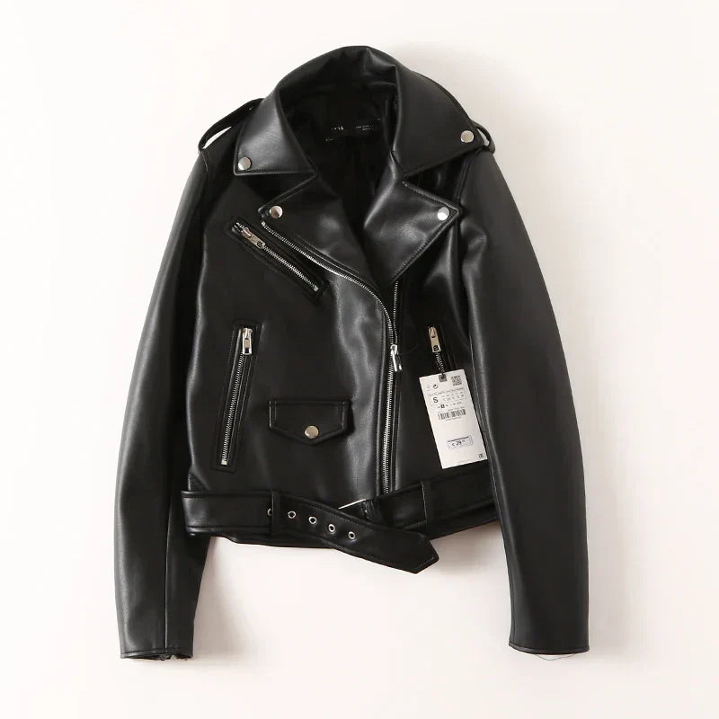 Vintage Jas voor Dames met Rits en Praktische Zak