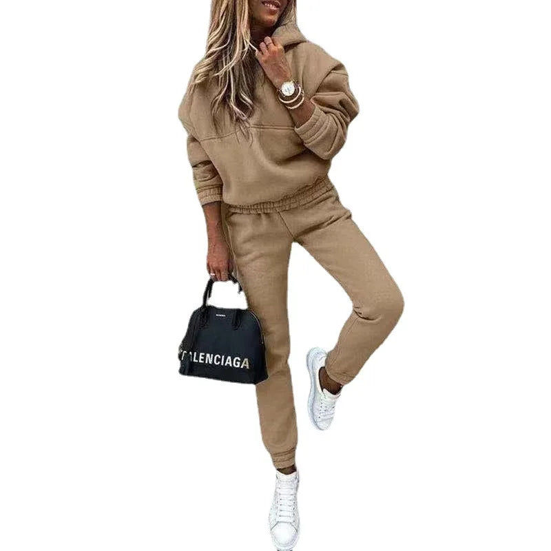 Comfortabele Hoodie En Broek Met Elastische Taille