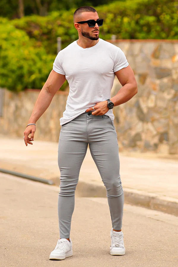 Mike ™ - Stretch pants gray