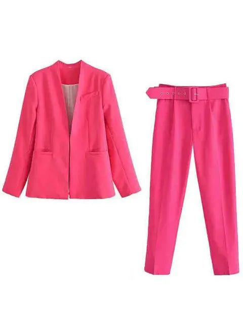 Klassieke Blazer en Broek Combinatie