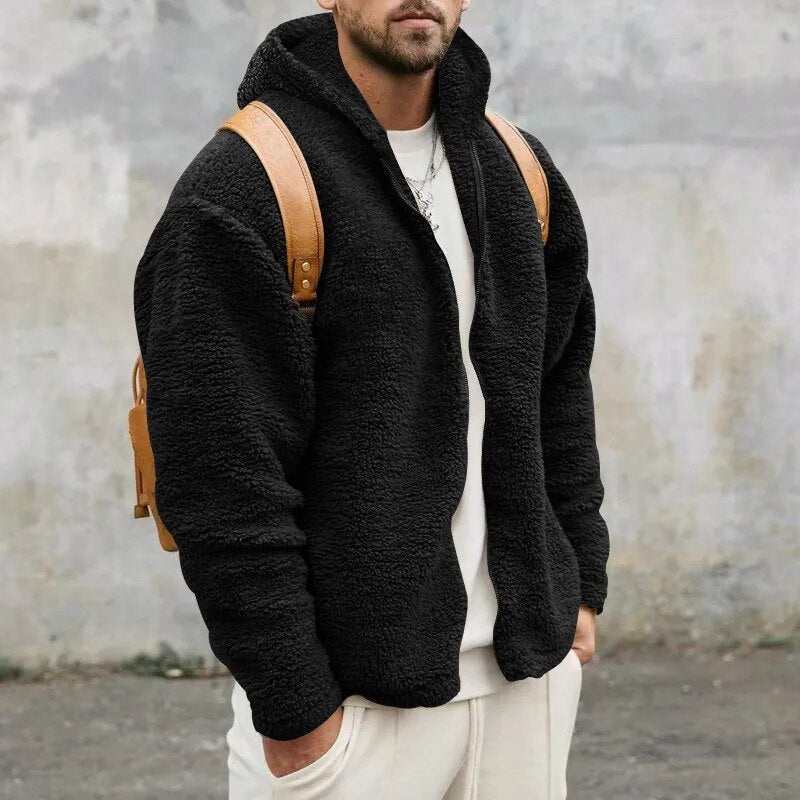 Comfortabele Sherpa Fleece Jas voor Buiten
