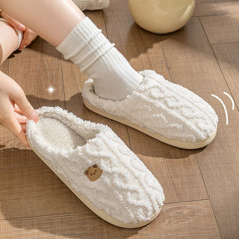 Warme Winterpantoffel met Zachte Voering en Duurzame Zool