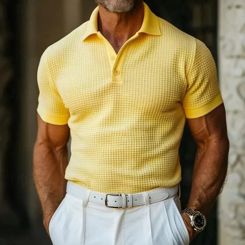 Performance Polohemd Met Vochtregulatie Voor Mannen Lente Zomer