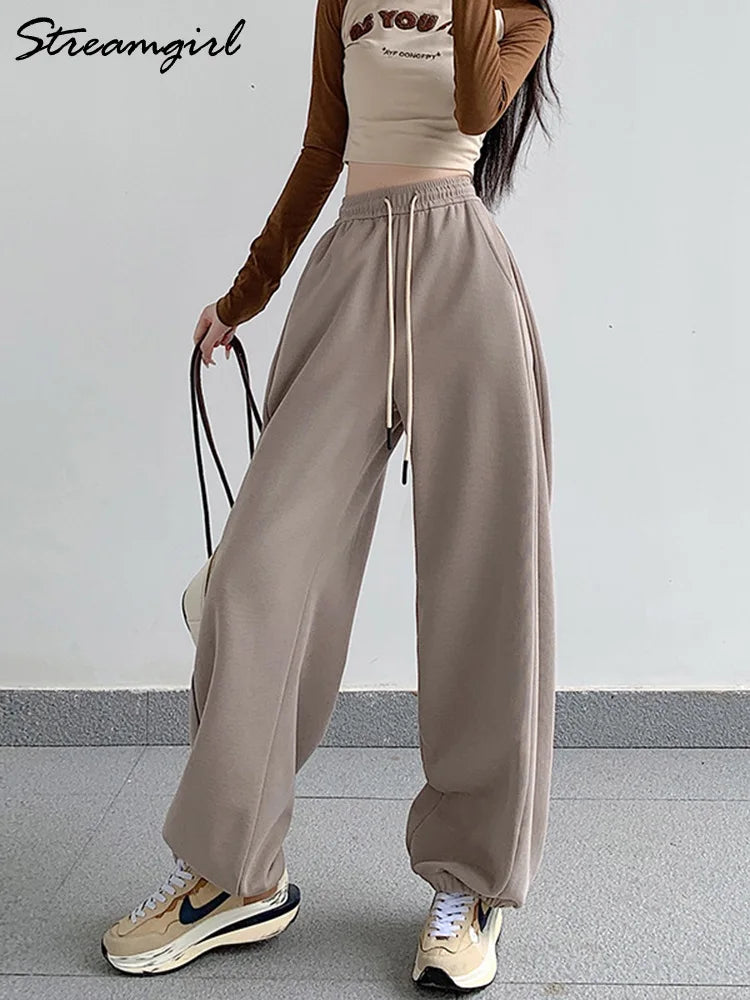 Rowena™ - Gebreide Broek met Wijde Pijpen