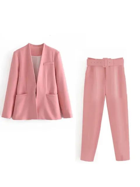 Klassieke Blazer en Broek Combinatie