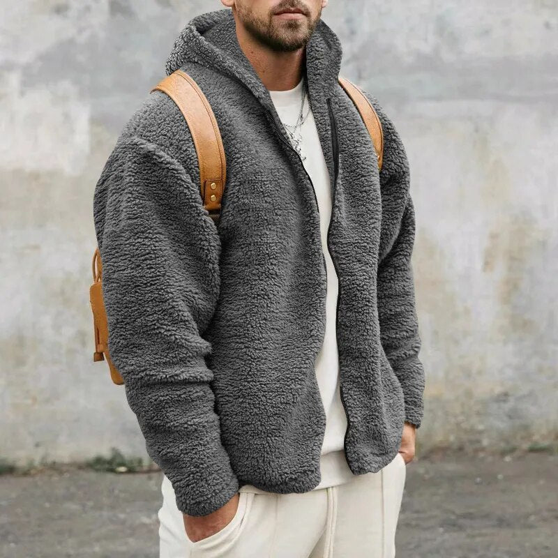 Comfortabele Sherpa Fleece Jas voor Buiten