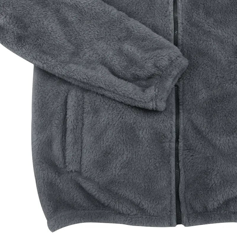 Comfortabele Sherpa Fleece Jas voor Buiten