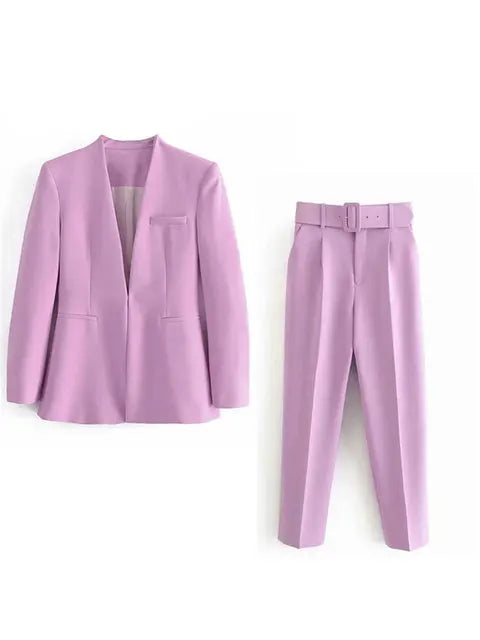Klassieke Blazer en Broek Combinatie