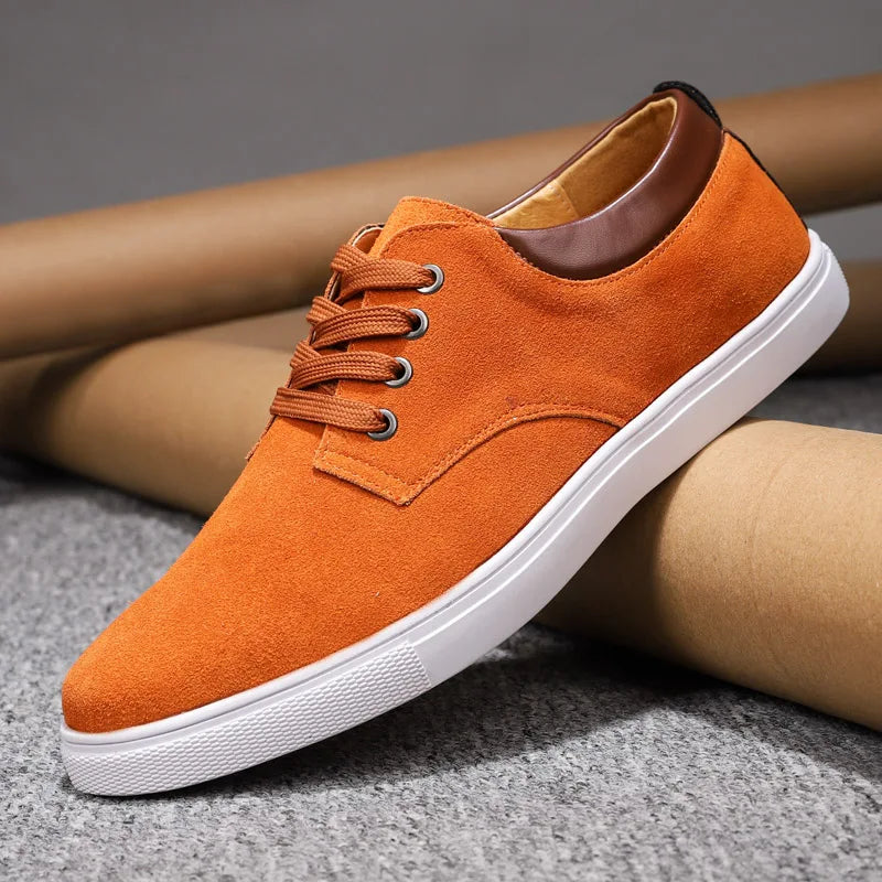 Lente Zomer Minimalistische Sneakers met Vetersluiting en Duurzame Zool