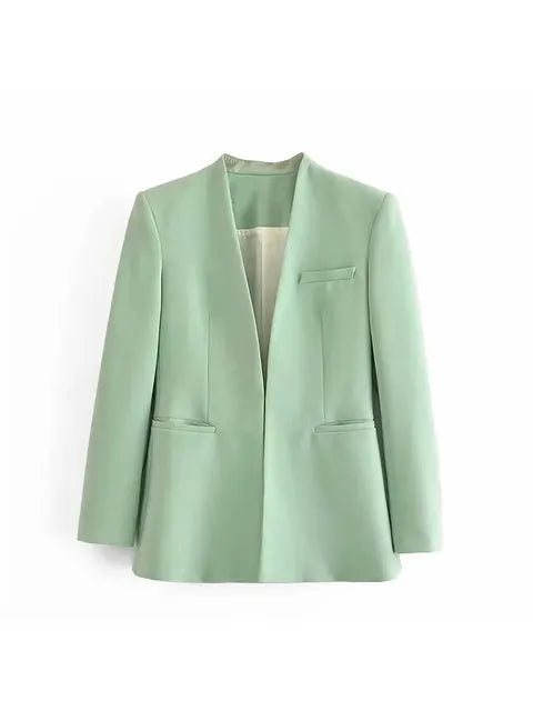 Klassieke Blazer en Broek Combinatie