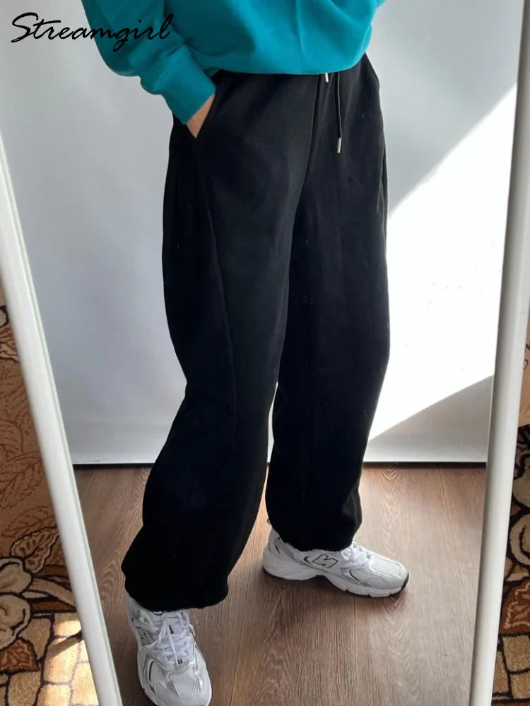 Rowena™ - Gebreide Broek met Wijde Pijpen
