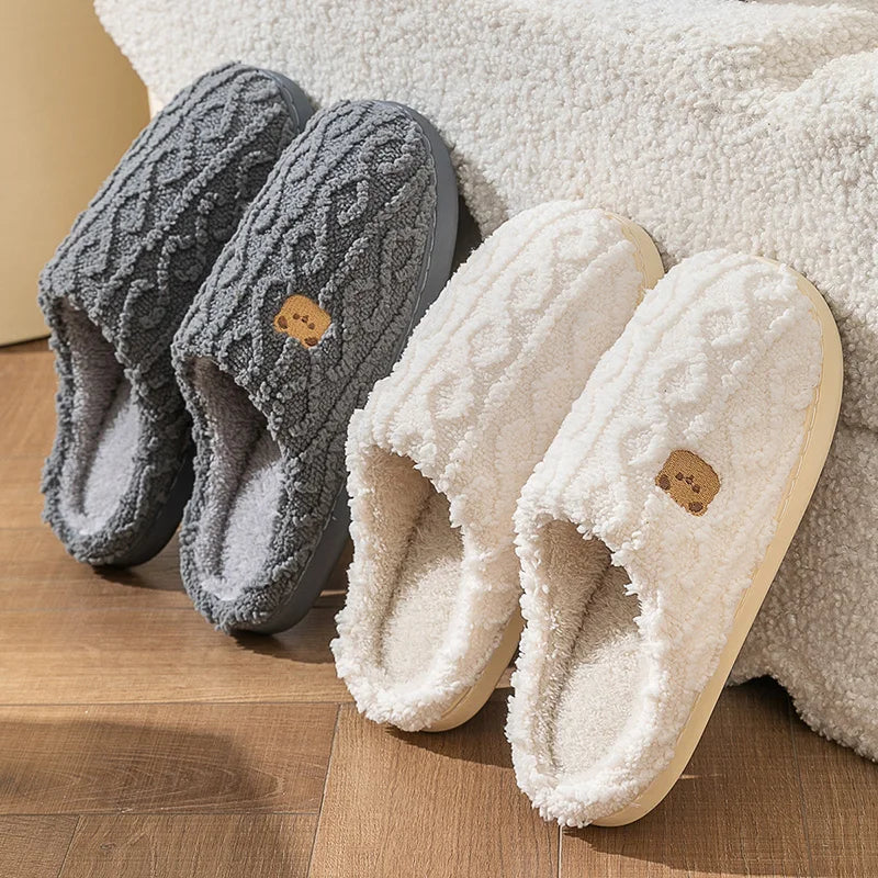Warme Winterpantoffel met Zachte Voering en Duurzame Zool