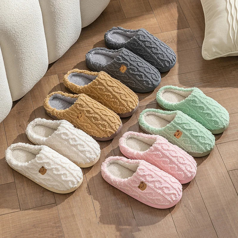 Warme Winterpantoffel met Zachte Voering en Duurzame Zool