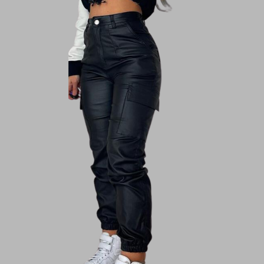 Moderne Cargo Broek met Zakken aan de Zijkant