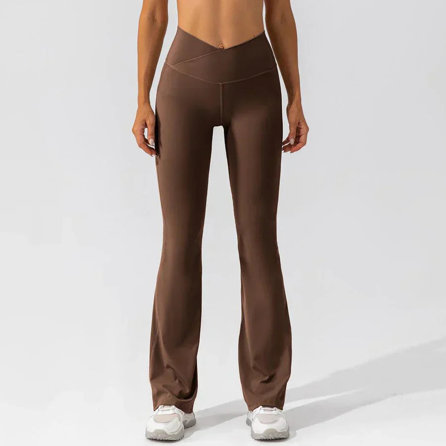 Ademende flared broek voor lente zomer