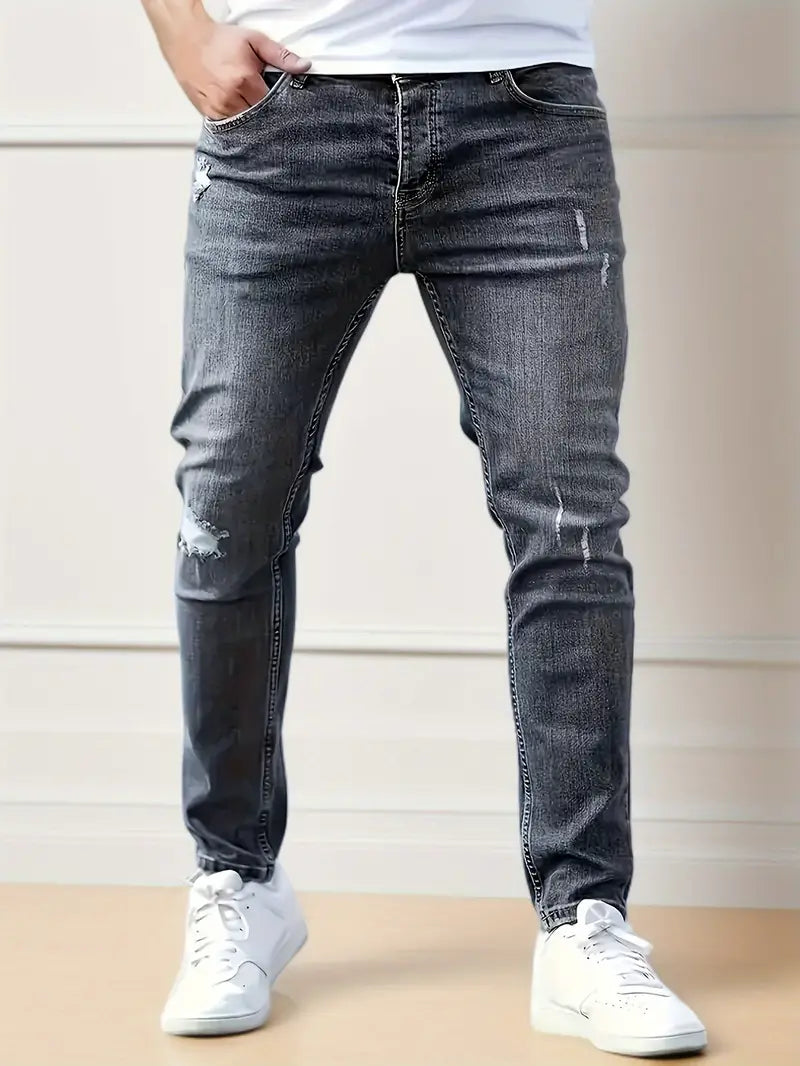 Liam™ Slim Fit Vrijetijdsjeans voor Mannen met Smalle Pasvorm