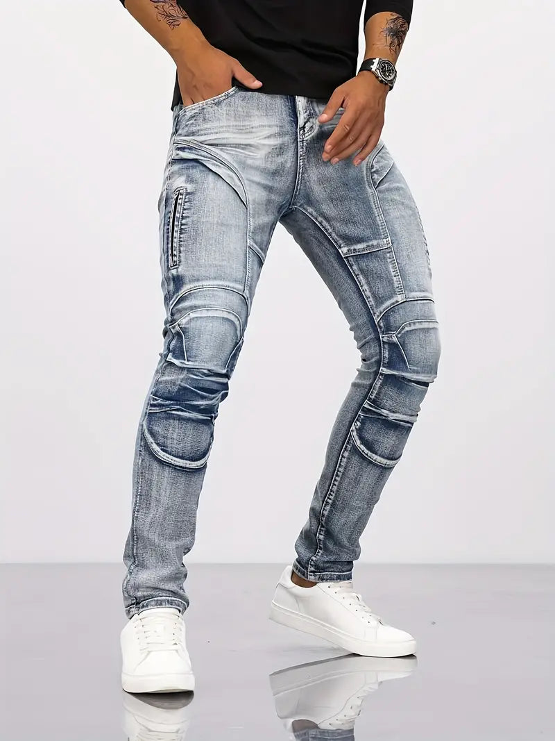 Ryan™ Moderne Biker Geïnspireerde Skinny Jeans