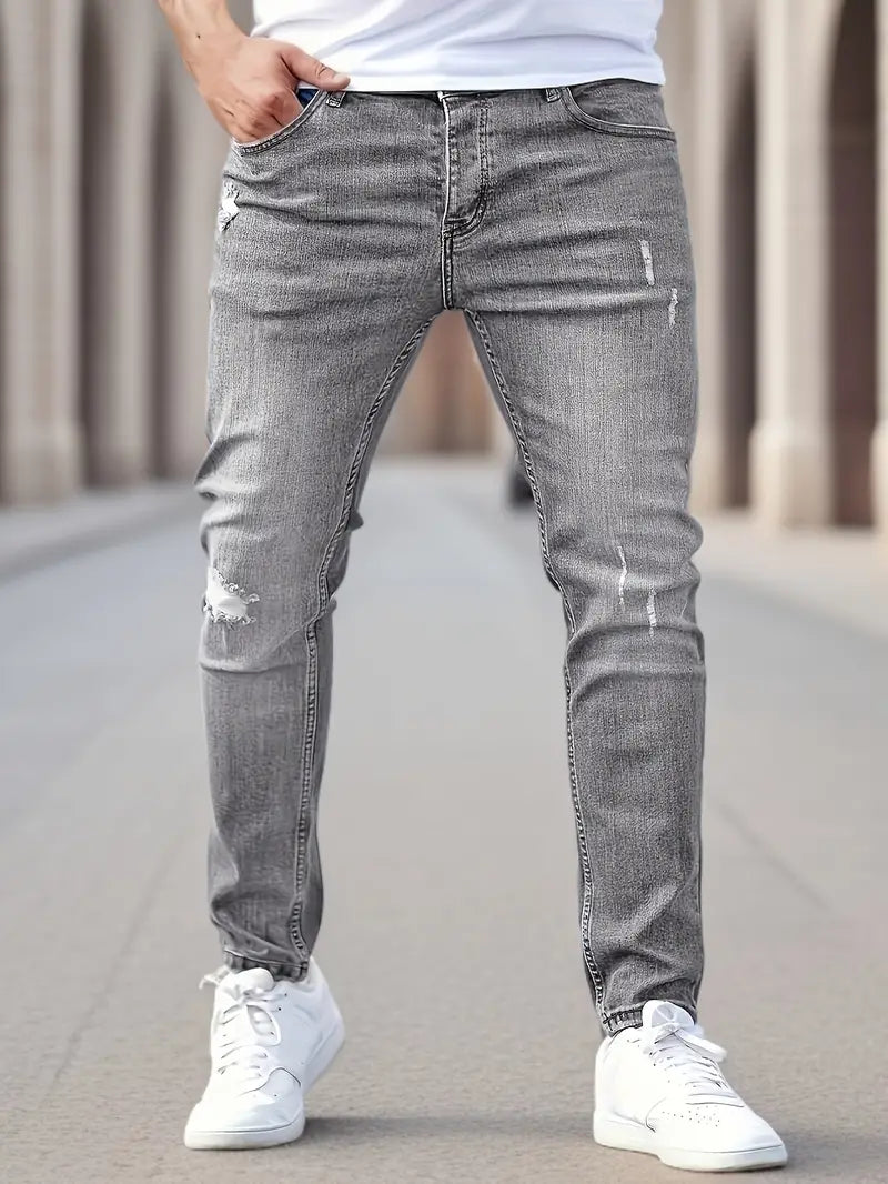 Liam™ Slim Fit Vrijetijdsjeans voor Mannen met Smalle Pasvorm